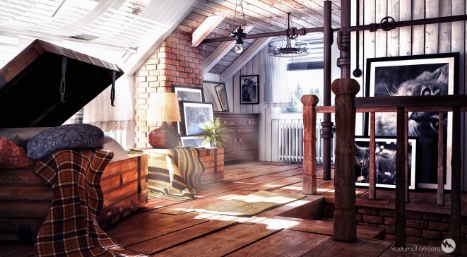 Půdní vestavby inspirace fotogalerie