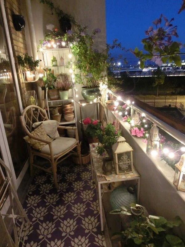 15+ nápadů, jak zútulnit i nejmenší balkon