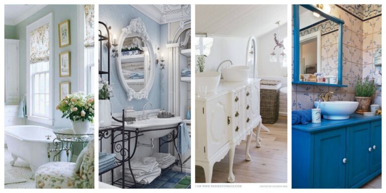 Inspirace koupelny ve stylu provence, fotogalerie