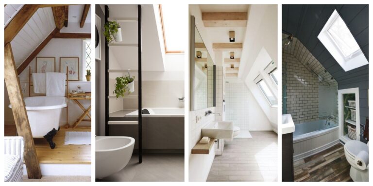 Koupelna v podkroví inspirace, fotogalerie